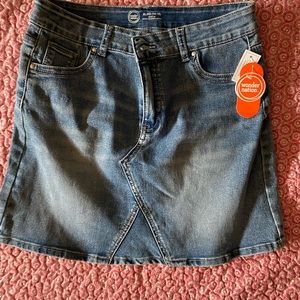 Girls stretch denim skirt